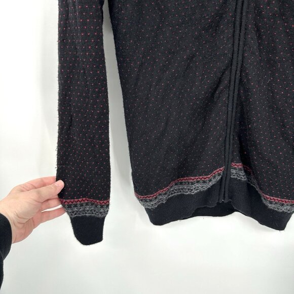 ICEWEAR cardigan sweater 100% wool fair isle nordic maxwin made in iceland M - Picture 4 of 8